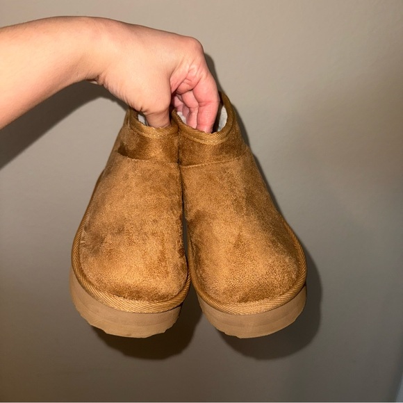 PLACE - Tan Suede Ankle Boots - Picture 2 of 4